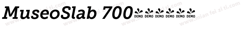 MuseoSlab 700字体转换